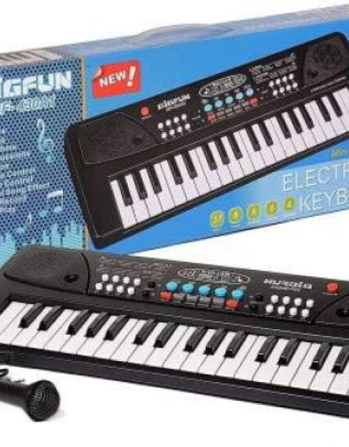 37 Key Piano Keyboard Toy with DC Power Option, Recording and Mic for Kids