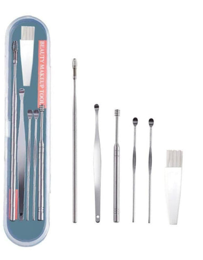 Earwax Removal Cleaner Tool Kit - 6-in-1 Ear Pick Tools