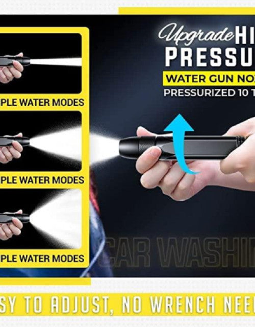 Portable High Pressure Water Nozzle (Black)