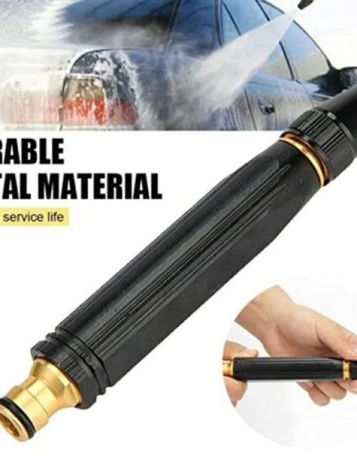 Portable High Pressure Water Nozzle (Black)